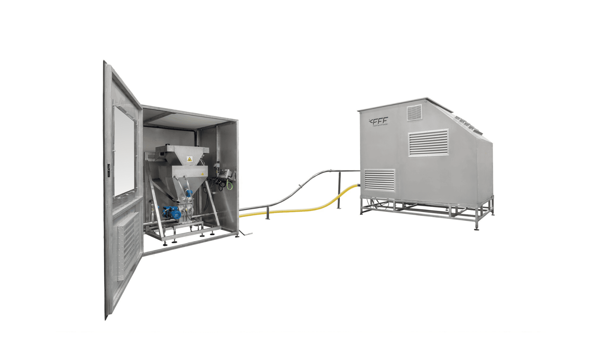 Alimentador de peces de Fish Farm Feeder con dosificación gravimétrica