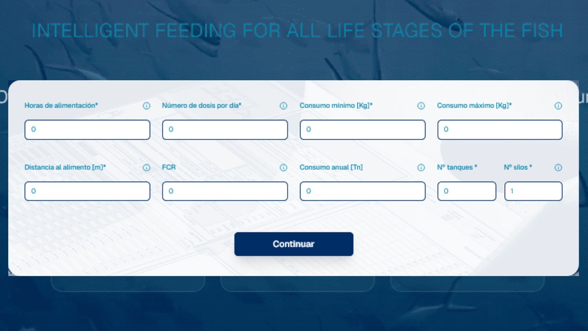 Información de Smartconfig para diseñar sistema de alimentación automatizada