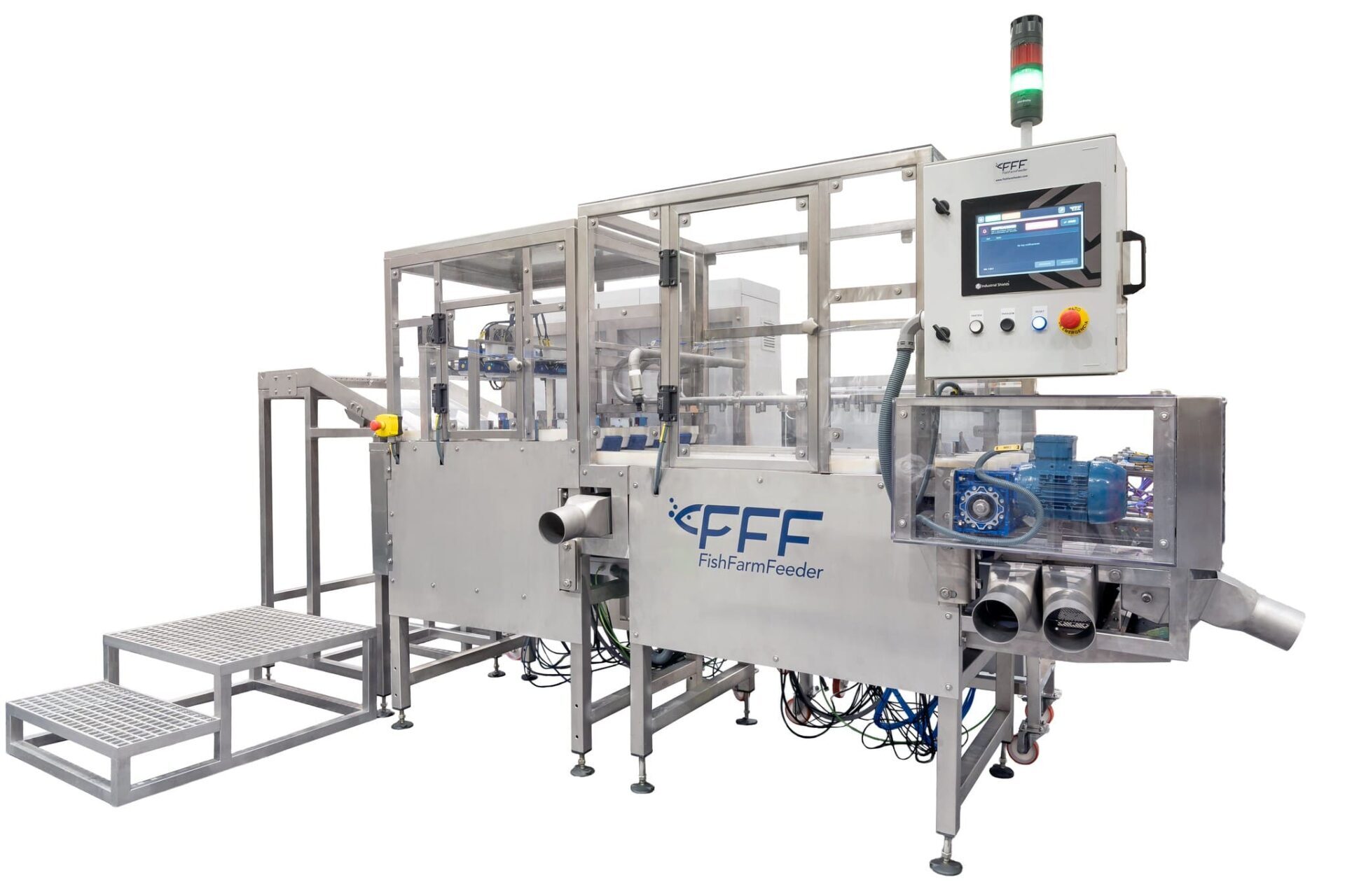 Flatfish grader with AI by Fish Farm Feeder