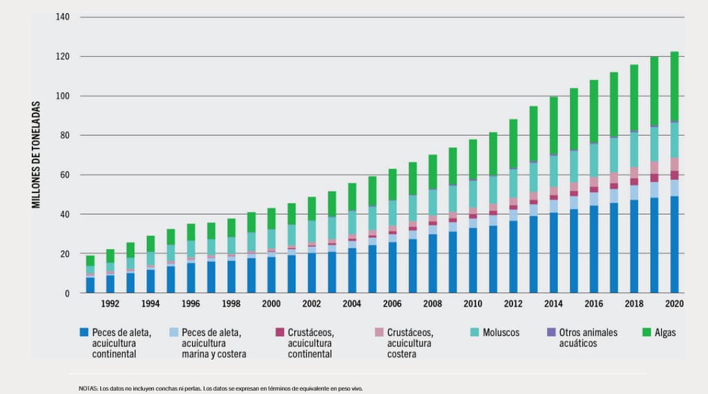 Produccion Acuicola Mundial En Crecimiento 1